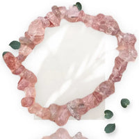 Strawberry Quartz Chip Bracelet Makuwa Swim Wear