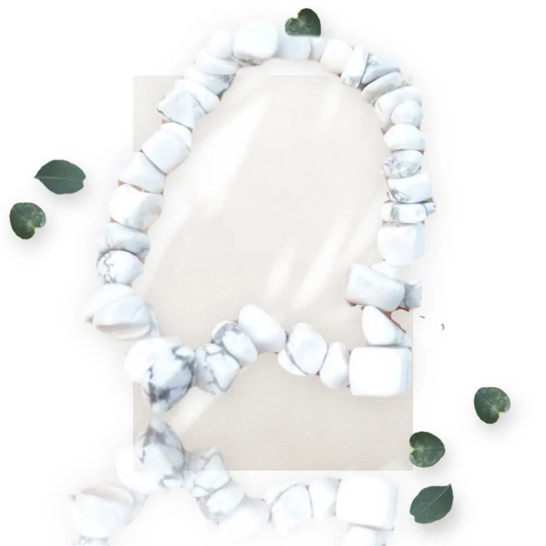 Howlite Chip Bracelet Makuwa Swim Wear
