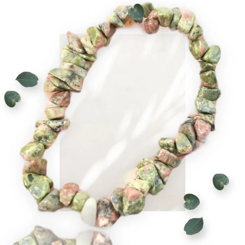 Unakite Chip Bracelet Makuwa Swim Wear