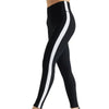 EY Black White Color Block Rib Leggings Electric Yoga