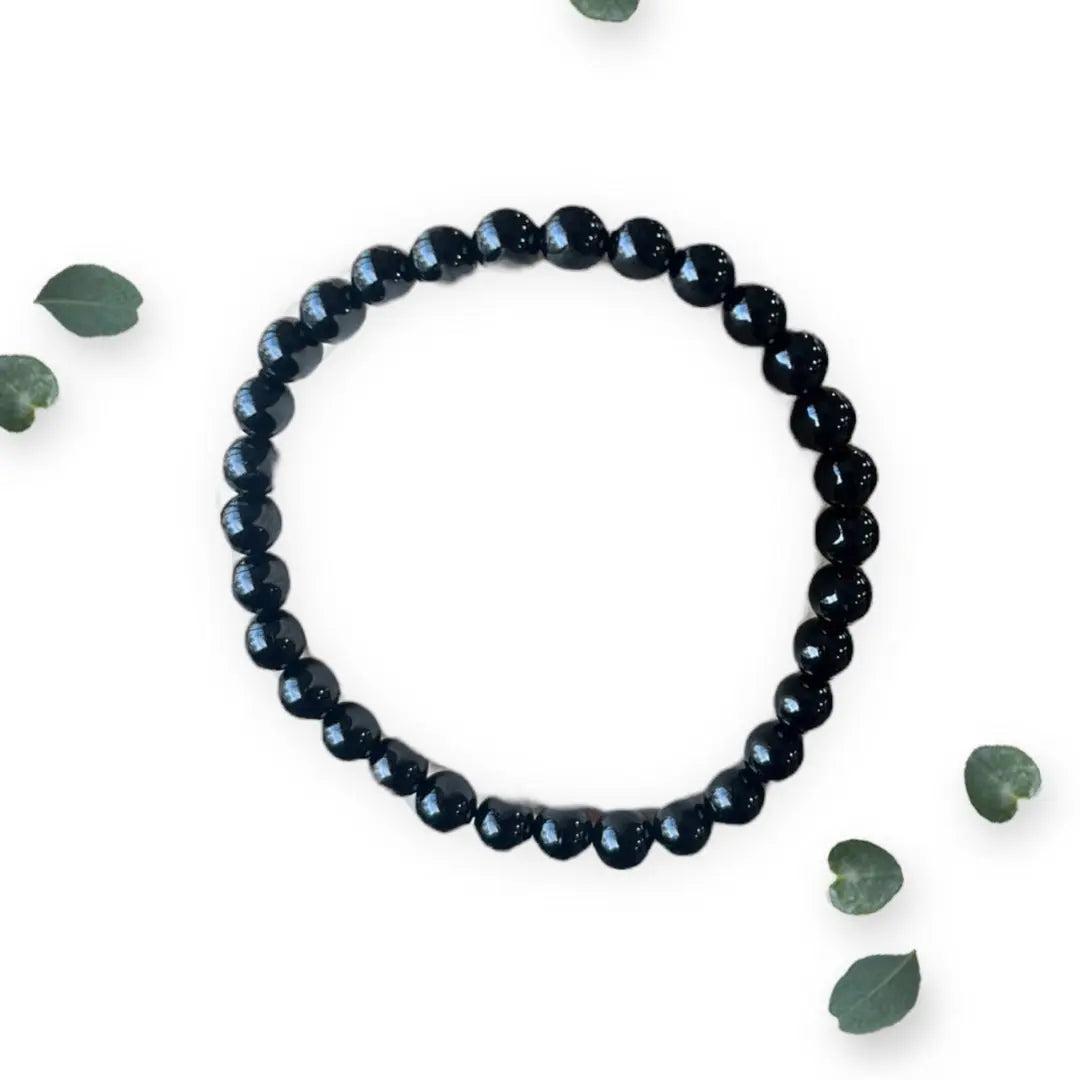 Black Tourmaline Stone Bracelet Makuwa Swim Wear