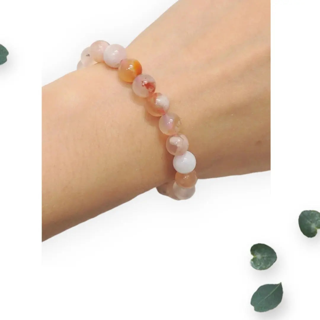 Flower Agate Stone Bracelet Makuwa Swim Wear