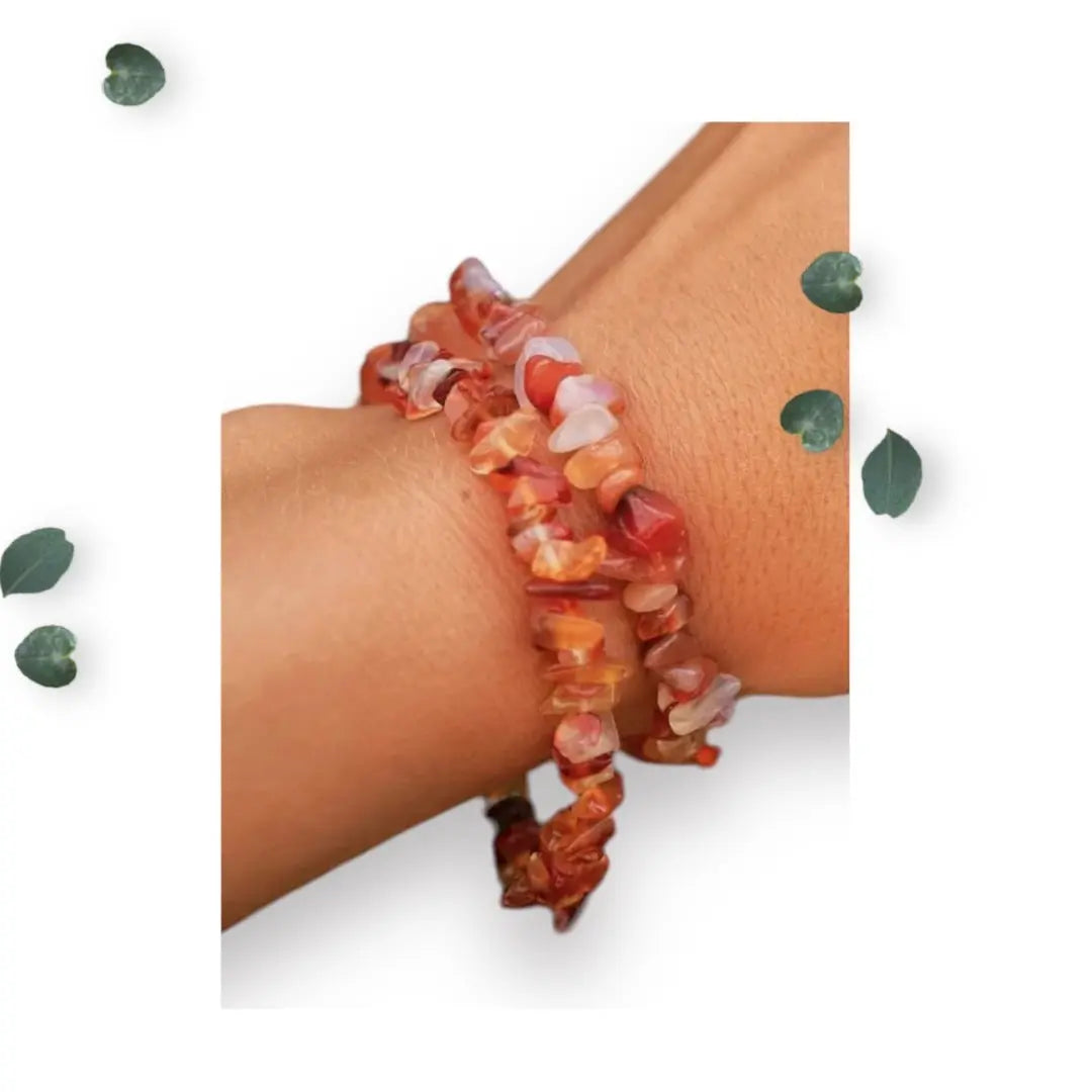 Carnelian Chip Bracelet Makuwa Swim Wear