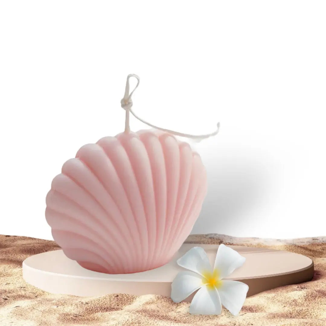 Peach Oolong Shell Art Candle Makuwa Swim Wear