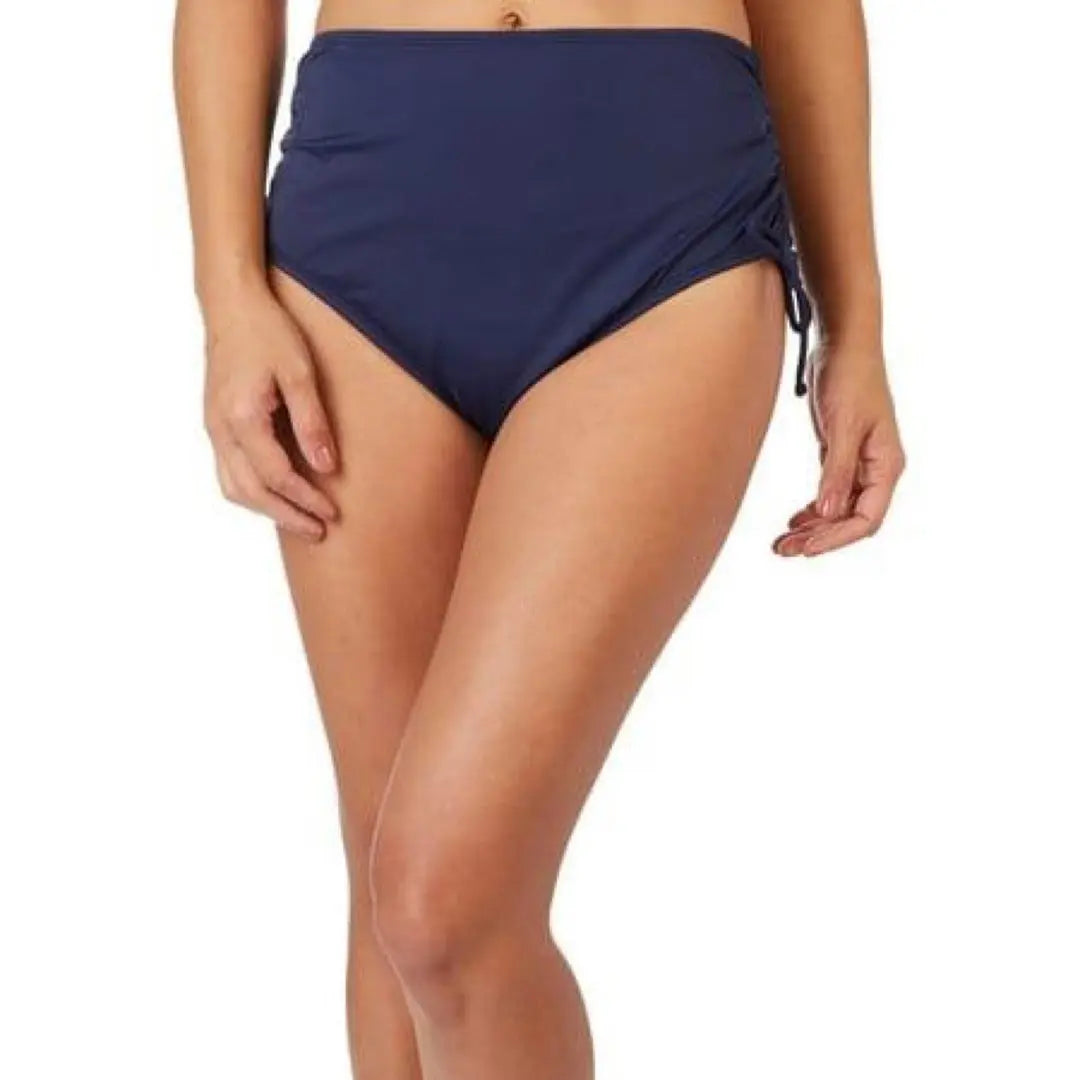 Maxine of Hollywood Womens Solid Adjustable Side Ruched Full Swim Briefs Maxine of Hollywood
