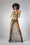 Handmade Crochet Camouflage Cover-Ups Dress - Makuwa Swim Wear
