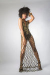Handmade Crochet Camouflage Cover-Ups Dress - Makuwa Swim Wear