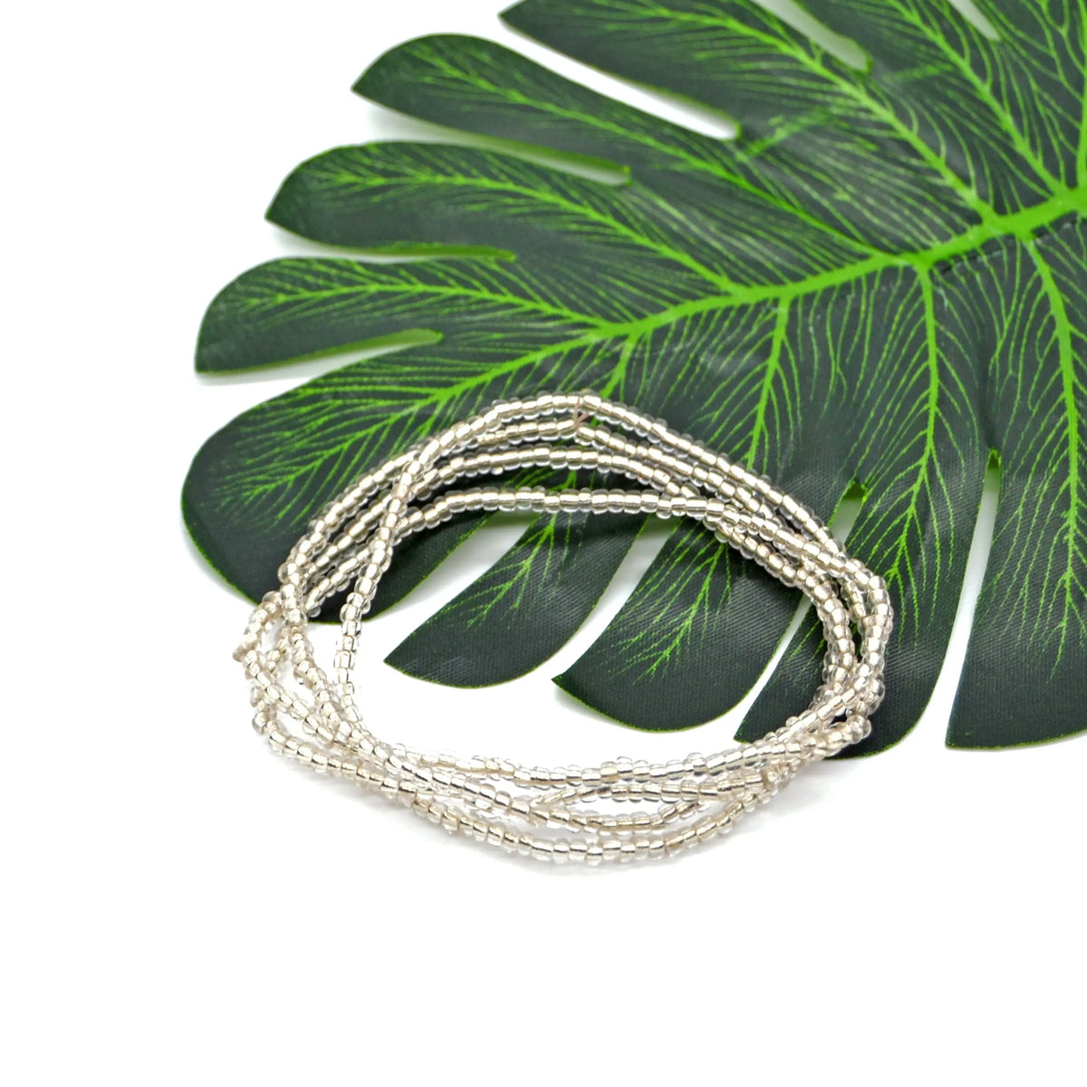 Clear Waist Beads - Makuwa Swim Wear