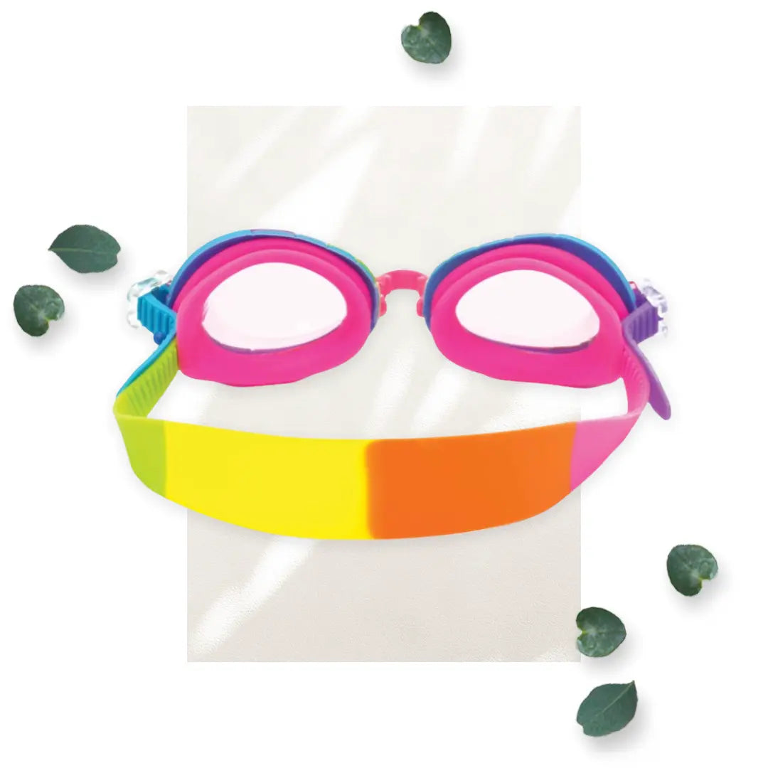 Feel the Rainbow Kids Swimming Goggles Makuwa Swim Wear LLC