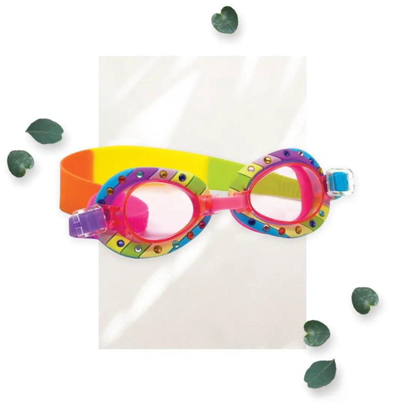 Feel the Rainbow Kids Swimming Goggles Makuwa Swim Wear LLC