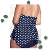 CG Poca Dots Navy Handkerchief Tankini Top Cover Girl