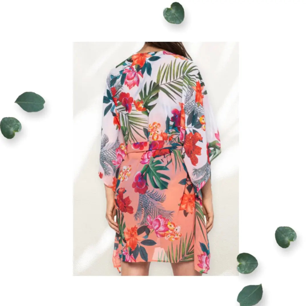 La Blanca Tropical Flowers Cover Up Dress La Blanca