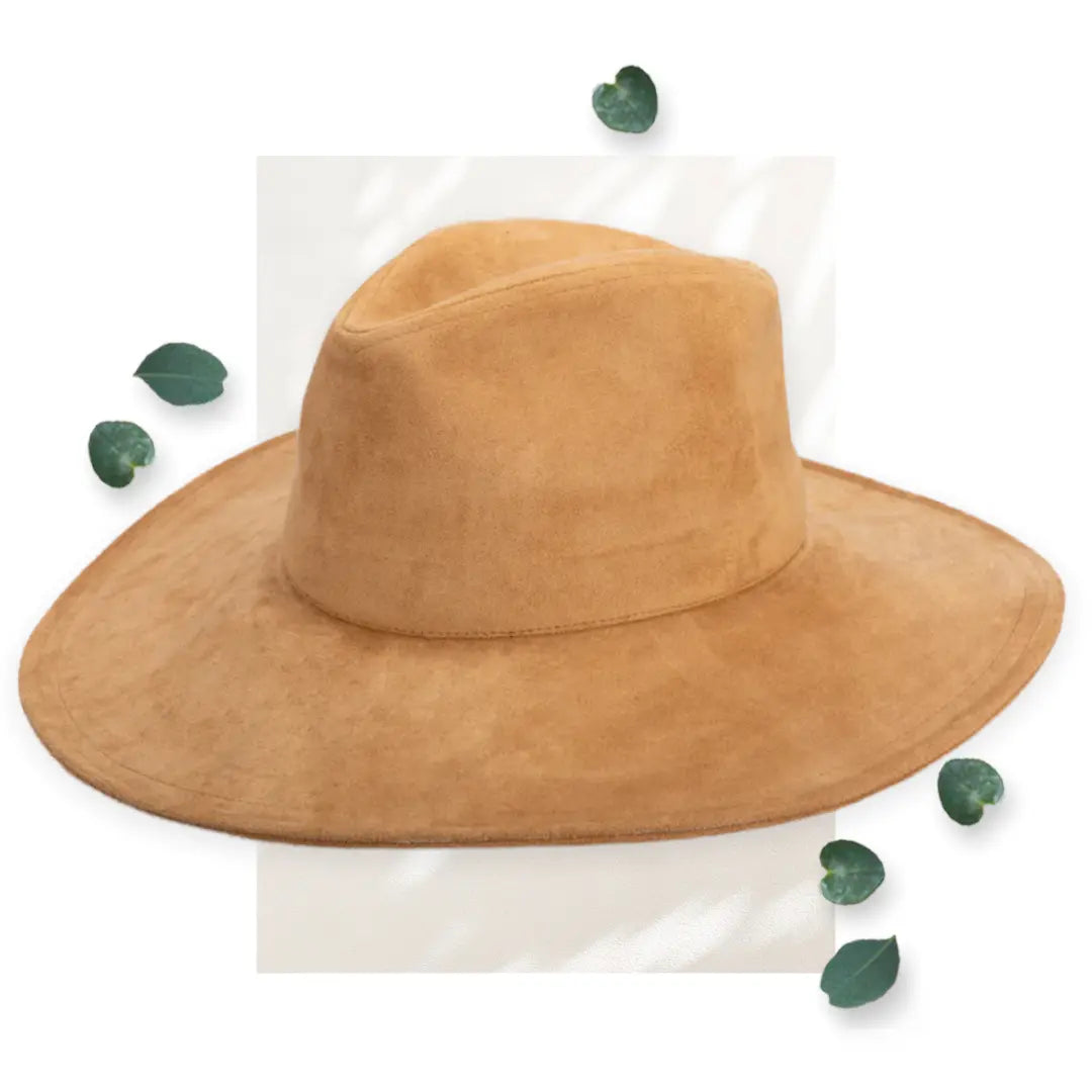 SDH Pioneer Cut & Sew Faux Suede Fedora Hat WearMSW