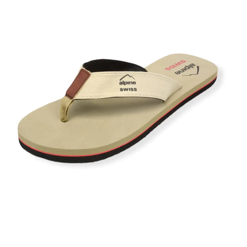 Men’s Flip Flops Beach Sandals Alpine Swiss