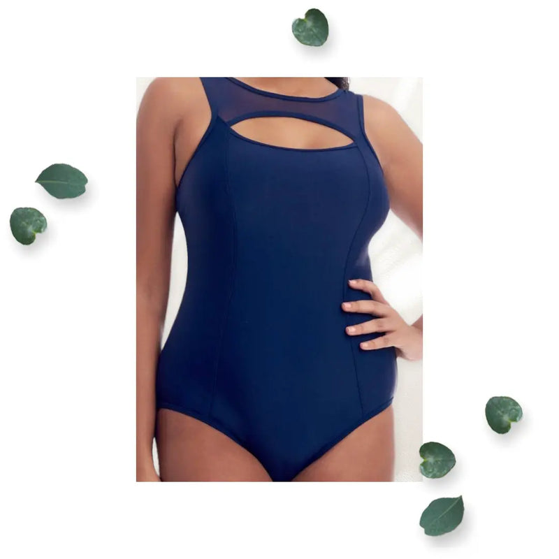 CG Sporty Navy One Piece Swimsuit WearMSW