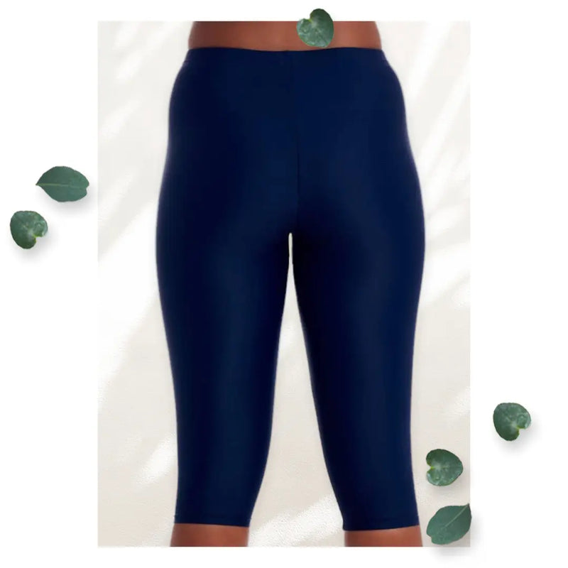 CG Women’s Navy Cover women Capri Swim  Pants Cover Girl