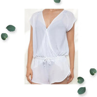 Women’s Speedo Romper White Cover Up Speedo