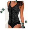 Women’s Small Poca Dot One-piece Swimwear Plus Size Makuwa Swim Wear