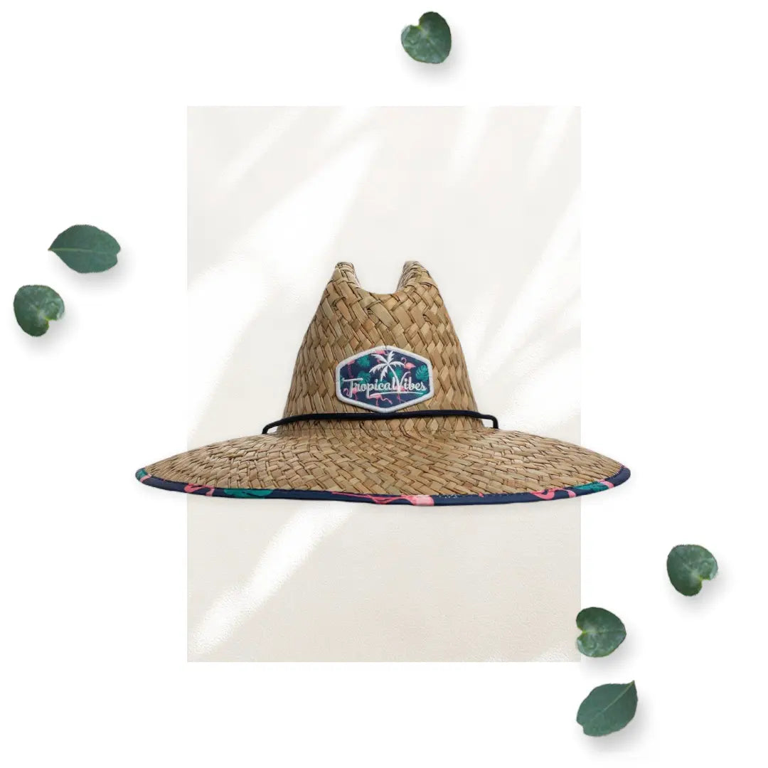 Tropical Vibes Sun Straw Hat WearMSW