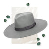 SDH Julian - Felt Stiff Fedora W/ Grosgrain Band Hat WearMSW