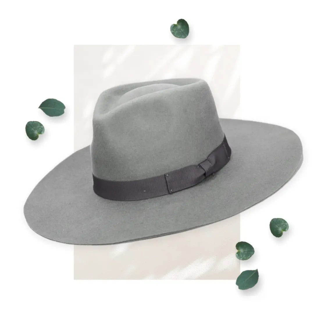 SDH Julian - Felt Stiff Fedora W/ Grosgrain Band Hat WearMSW