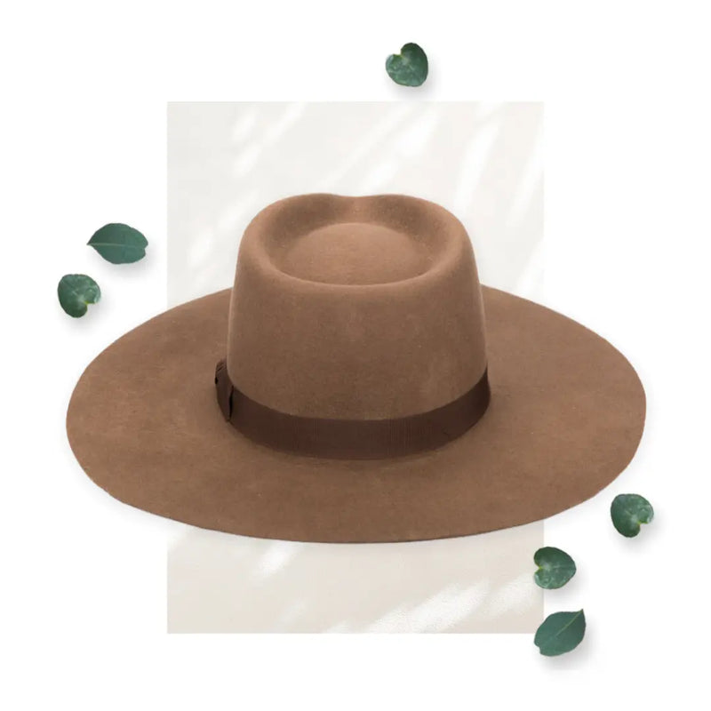 SDH Julian - Felt Stiff Fedora W/ Grosgrain Band Hat WearMSW