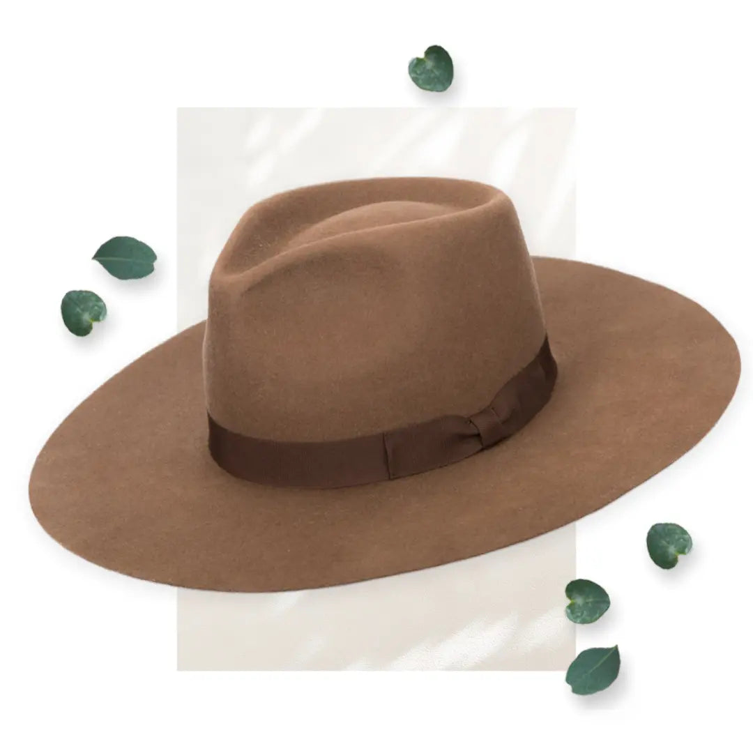 SDH Julian - Felt Stiff Fedora W/ Grosgrain Band Hat WearMSW