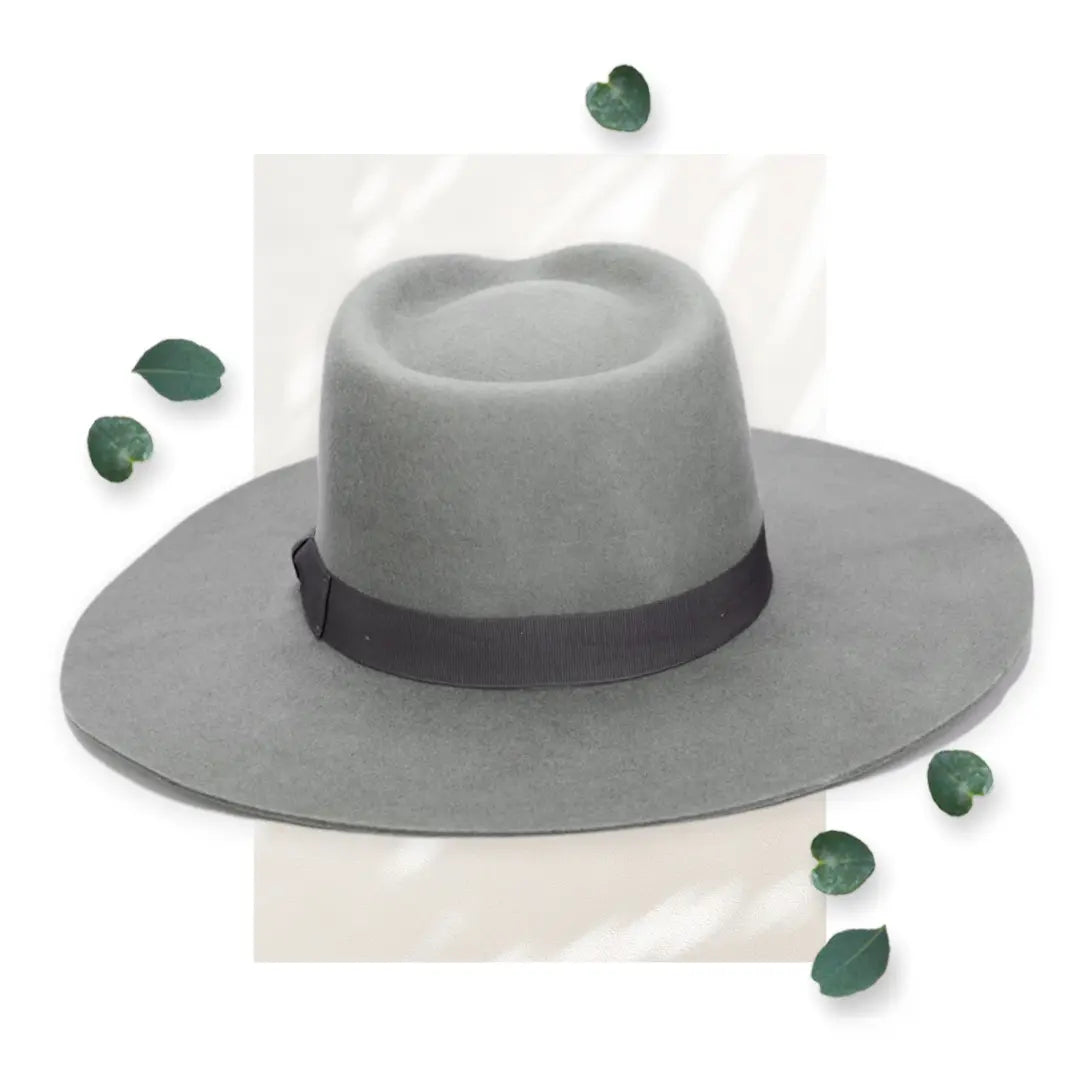 SDH Julian - Felt Stiff Fedora W/ Grosgrain Band Hat WearMSW