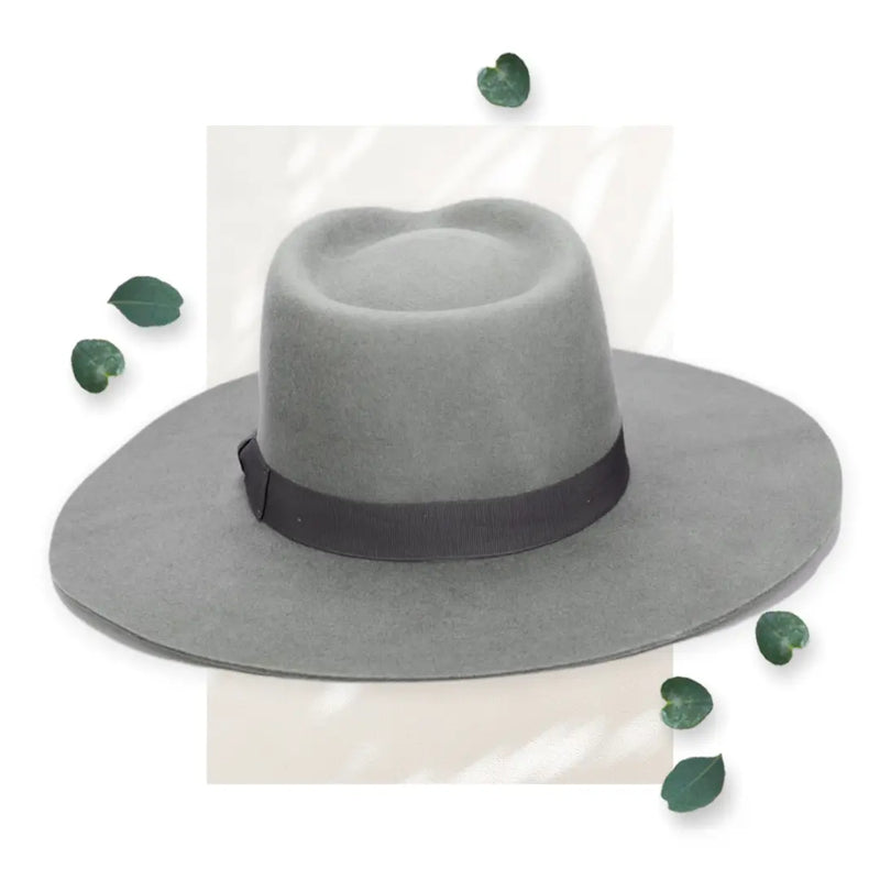 SDH Julian - Felt Stiff Fedora W/ Grosgrain Band Hat WearMSW