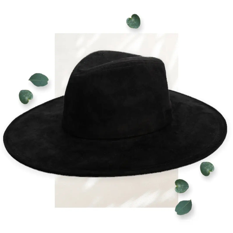 SDH Pioneer Cut & Sew Faux Suede Fedora Hat WearMSW