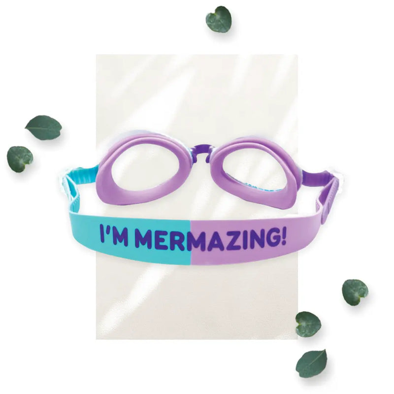 Mermazing Kids Swimming Goggles Juice Box