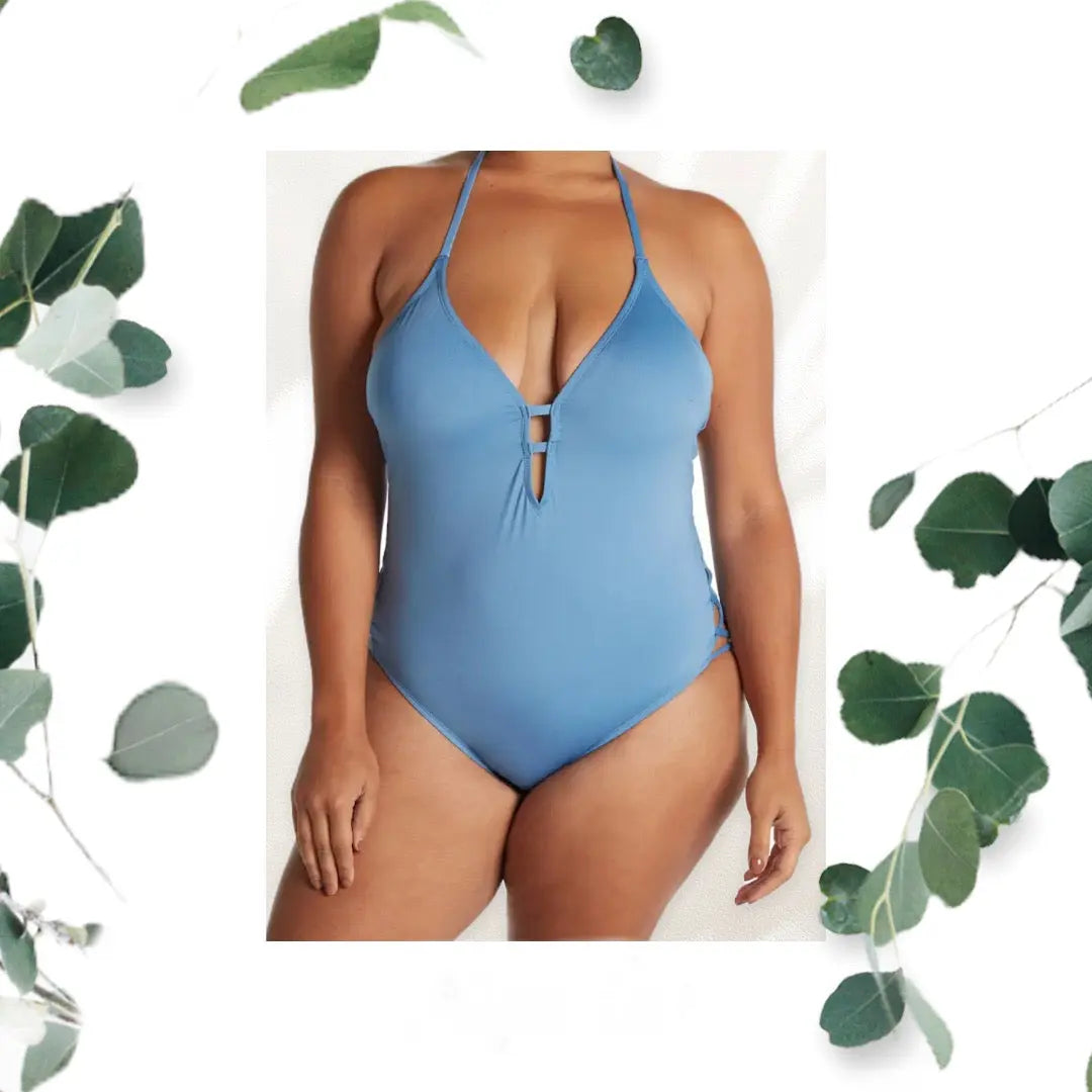 Women's Blue Wave One- Piece Swimwear - Makuwa Swim Wear