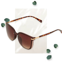 Women’s Glitter Square Sunglasses Makuwa Swim Wear LLC