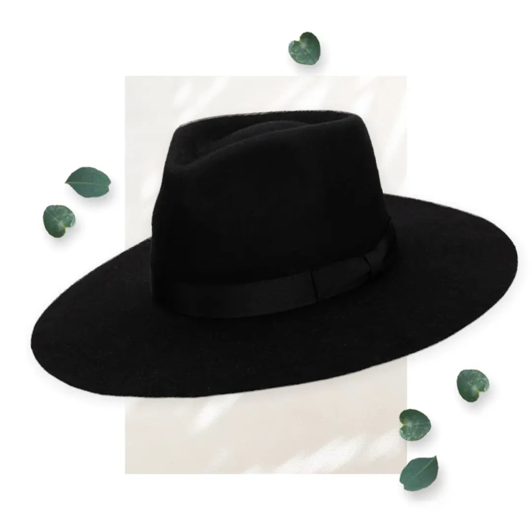 SDH Julian - Felt Stiff Fedora W/ Grosgrain Band Hat WearMSW