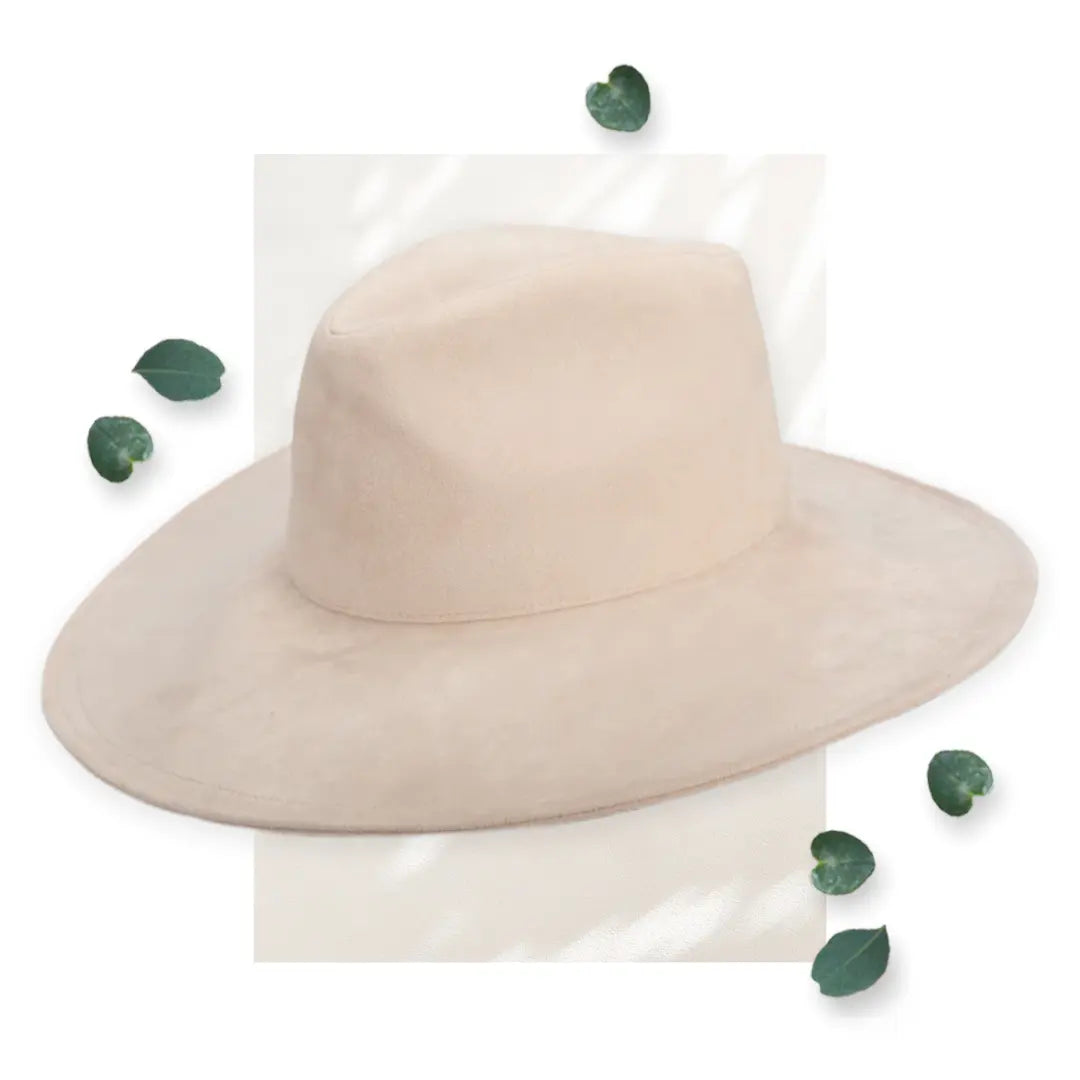 SDH Pioneer Cut & Sew Faux Suede Fedora Hat WearMSW