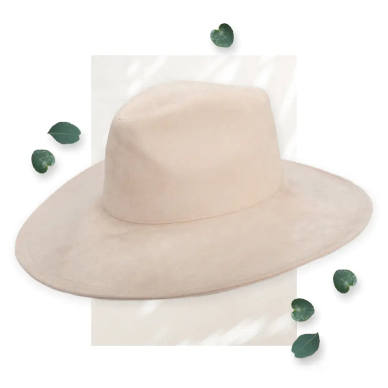 SDH Pioneer Cut & Sew Faux Suede Fedora Hat WearMSW