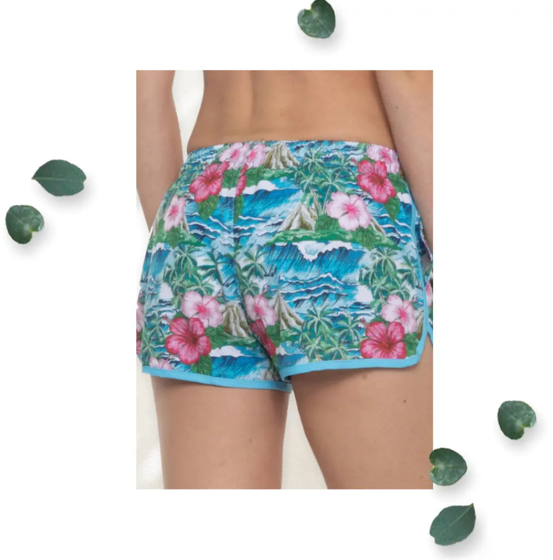 Franks Women’s Volcano Oahu Swim Shorts Makuwa Swim Wear LLC