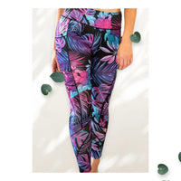 Fitckics Women's Electric  Jungle  Leggins Makuwa Swim Wear