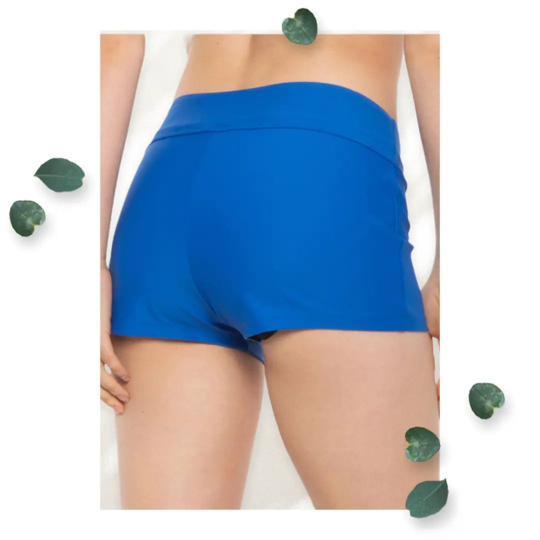 Women’s Blue Swim Shorts Makuwa Swim Wear LLC