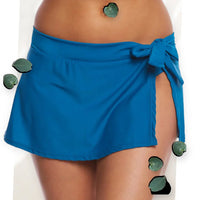 Couture Side Tie Swim Skirt WearMSW