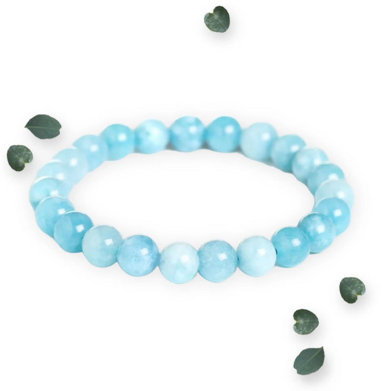 Aquamarine Stone Bracelet Makuwa Swim Wear